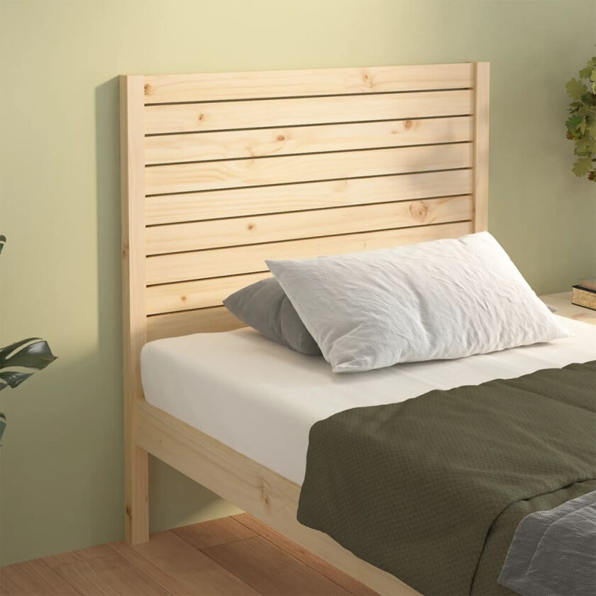 Sengegavl 81x4x100 cm heltre furu