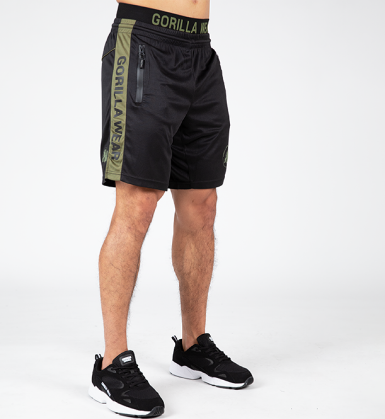 Atlanta Shorts, Black/Green