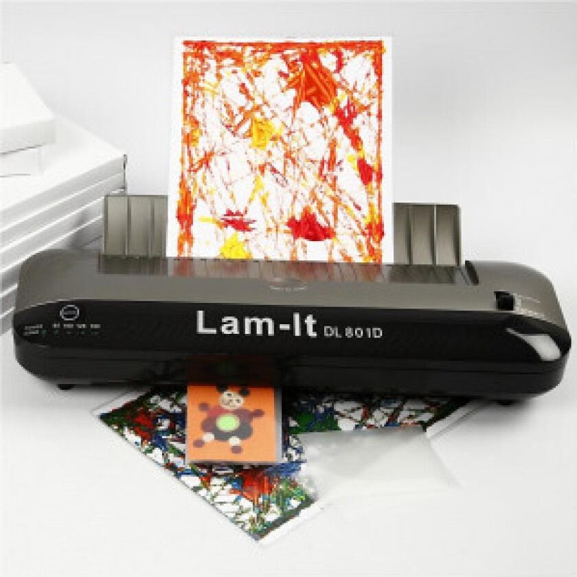 Lamineringsmaskin, A3, 297x420 mm, tykkelse 80-150 my, 1 stk.