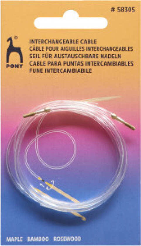 Perfect Wire/Kabel til Utskiftbare Rundpinner 92cm (Blir 120cm in