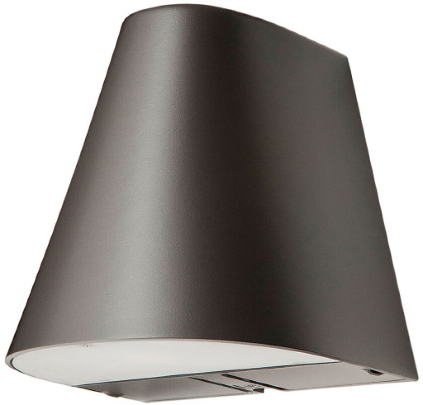 Veggarmatur Spike 1100 LED med skumringsrelé grafitt