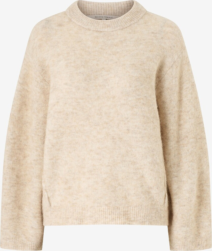 Pullover Beate Knit O-neck - Beige