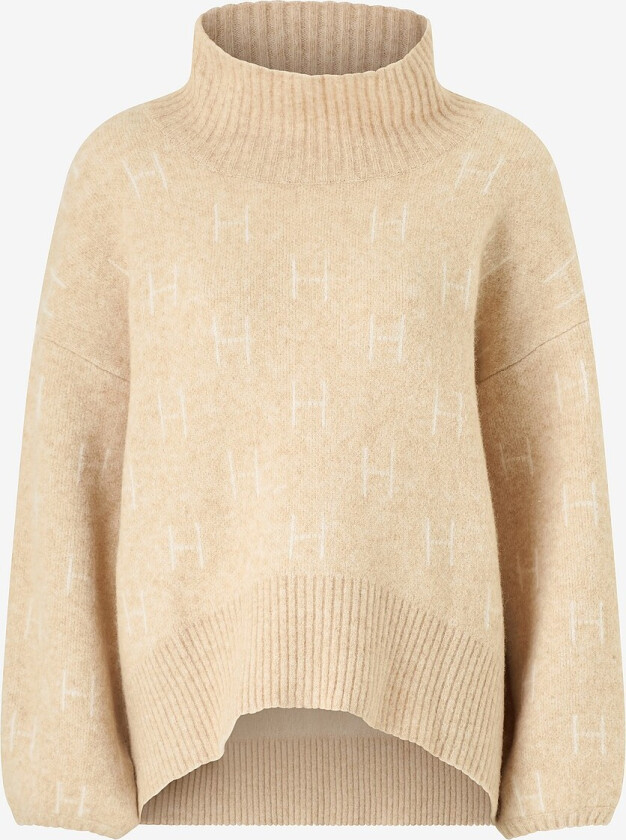 Genser Fam Short Sweater - Beige