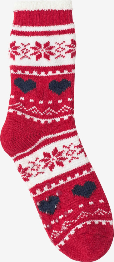 Sokker Holidays Lined Anti-slip - Rød