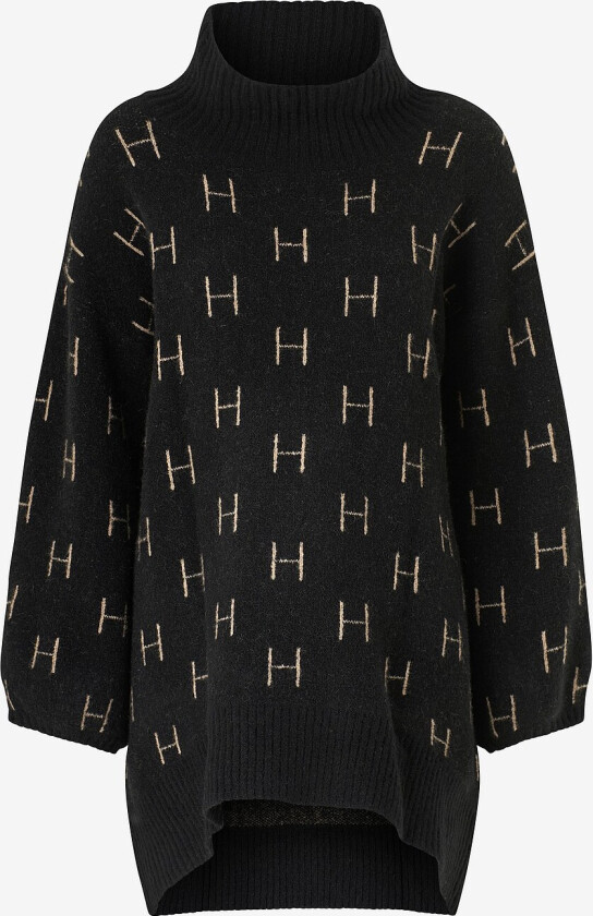 Genser Fam Sweater Long - Svart