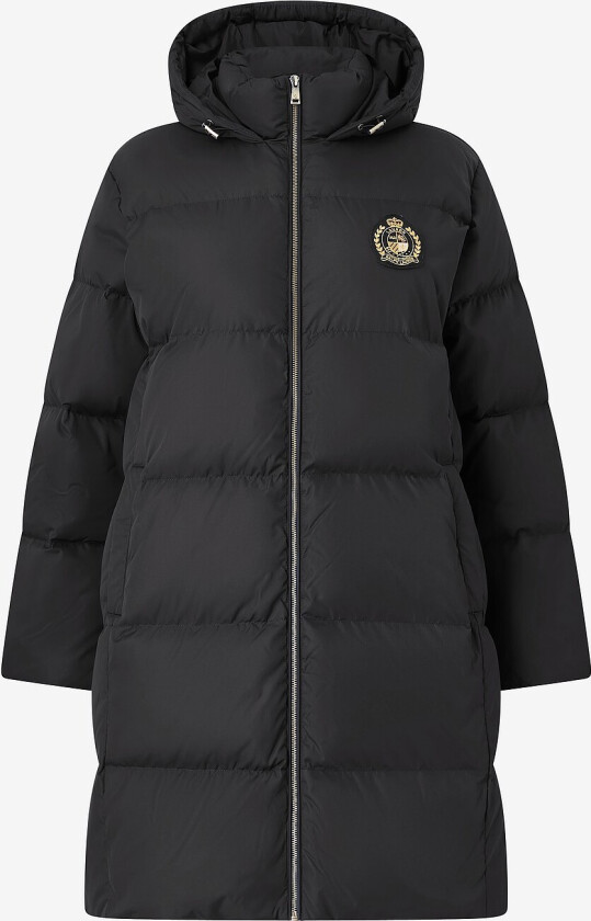 Kåpe Cotton Hand-pffr W Chst New Crst - Svart