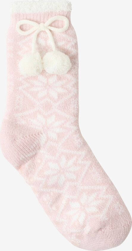 Sokker Ingrid Lined Anti-slip - Rosa