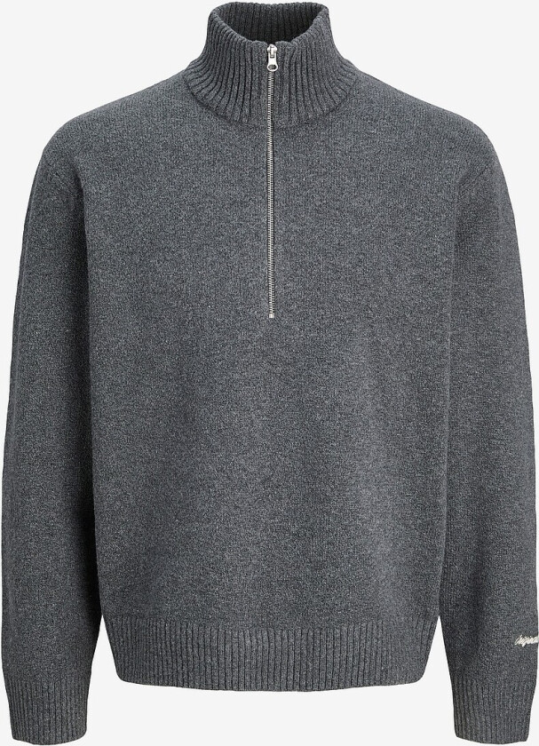 Genser jorNorrebro Knit Half Zip Jnr - Grå