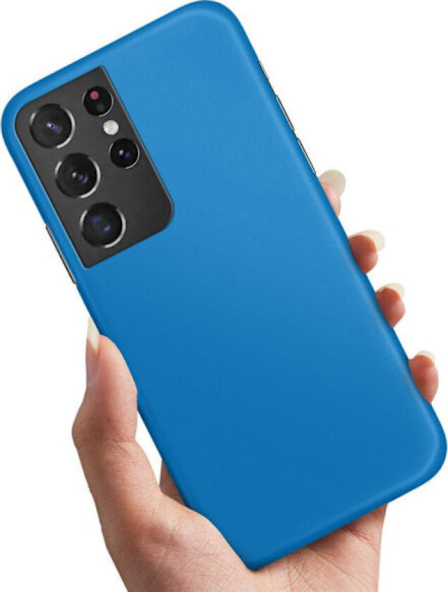Samsung Galaxy S21 Ultra - Deksel/Mobildeksel Blå