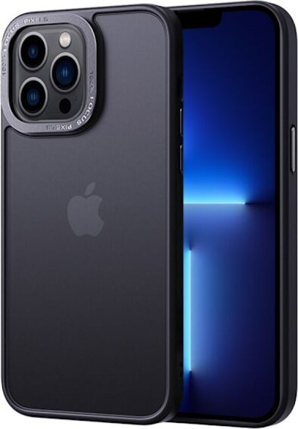 iPhone 13 Pro Deksel Classic Hybrid Matt Svart