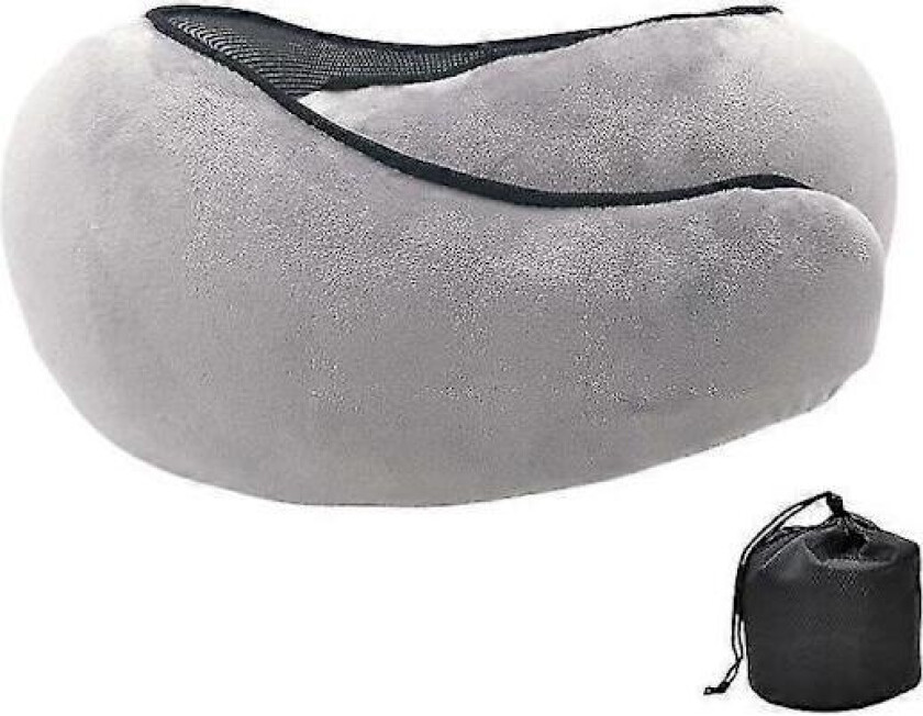 Reisepute for nakke U-formet Memory Cotton Nakkeputer Massasje Nakkepute Sove Flypute Cervical Healthcare Pute