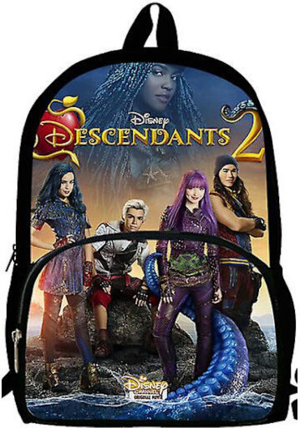 3 stk Descendants 3 Ryggsekk Jenter Gutter Blyantboks Skoleveske Anime Tegneserie Ryggsekk Bærbar PC Bærbar Gave Til Barn (FMY)