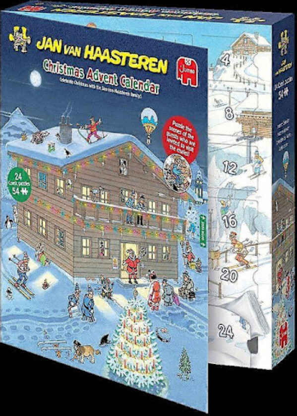 Jan Van Haasteren Julekalender Puslespill (24 x 54 Biter)