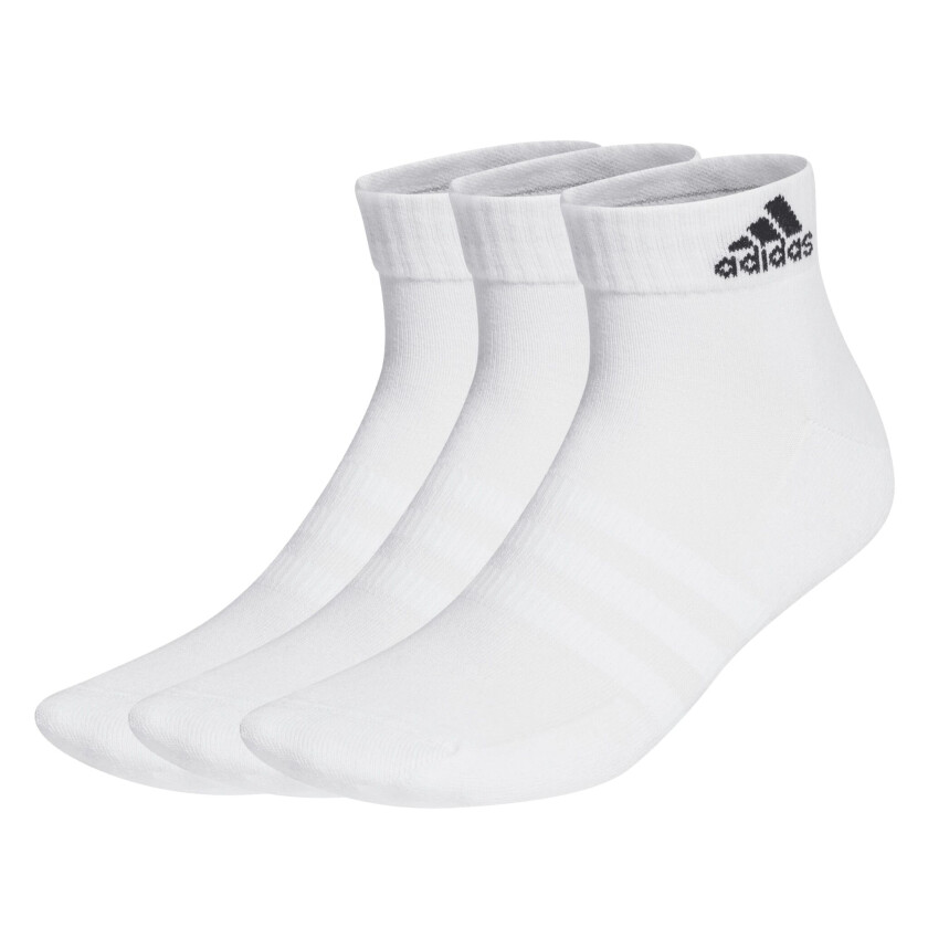 adidas Cushioned Sportswear Ankle Sock 3 Pairs, ankelsokker, unisex WHITE/BLACK