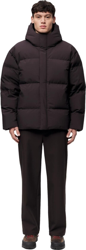Grotli Down Jacket Brown Soil Jakke Mørkebrun brun male M