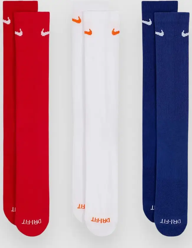 Everyday Plus Cush Crew 3P Socks mønster