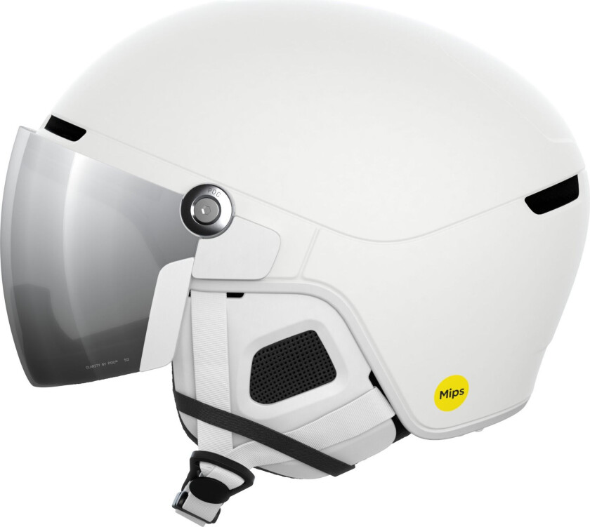 Obex Visor, Skihjelm med Visir, Hydrogen White