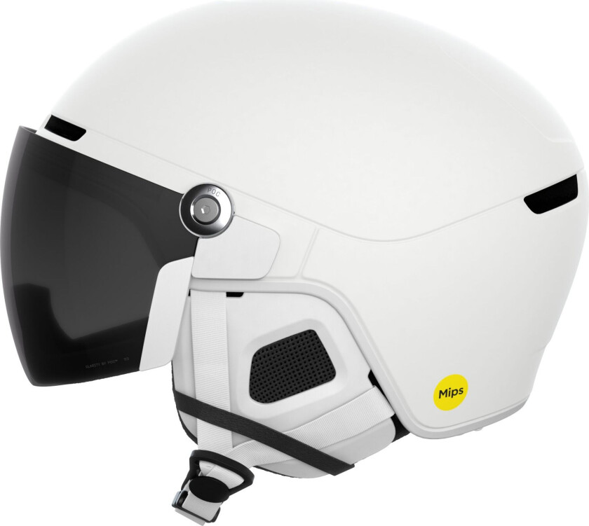 Obex Visor, Skihjelm med Visir, Hydrogen White