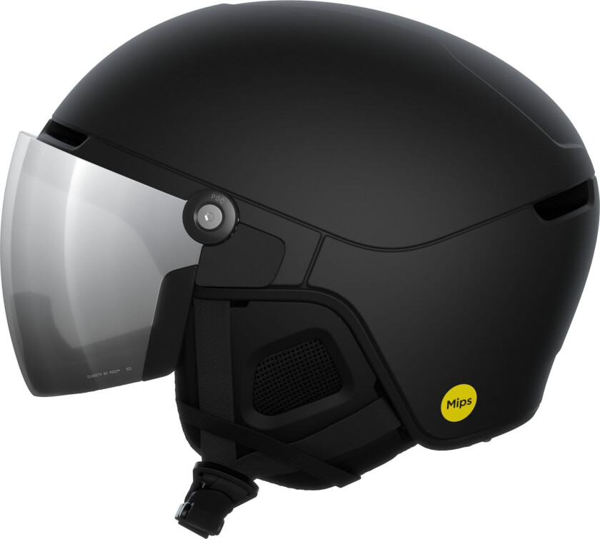 Obex Visor, Skihjelm med Visir, Uranium Black Matt