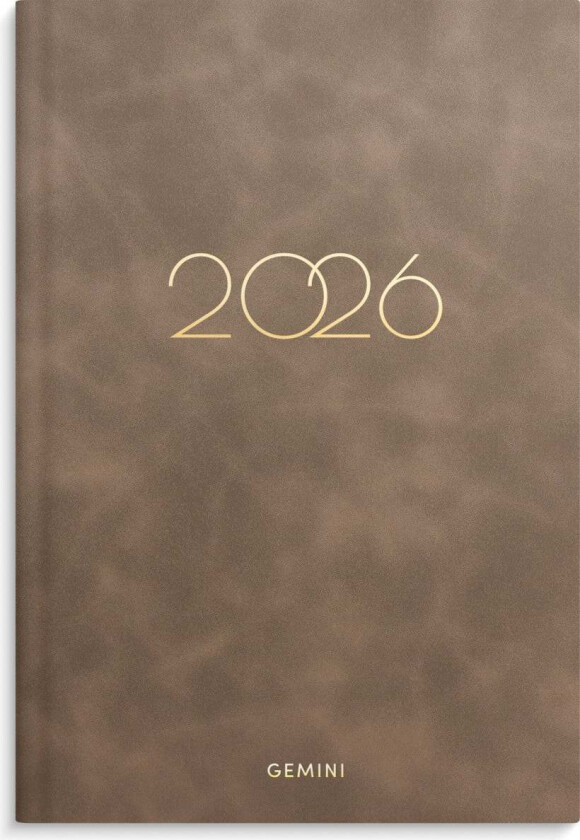 Lommekal Grieg Gemini 2026 Colore brun