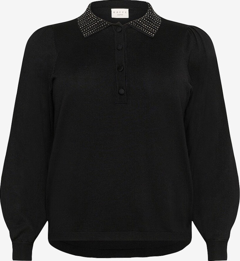 Pullover kcCarla Polo Pullover - Svart