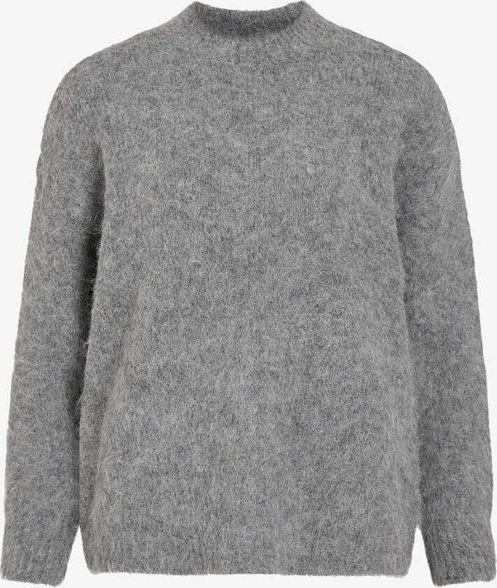 Pullover viBennu Funnelneck L/S Knit Top - Grå
