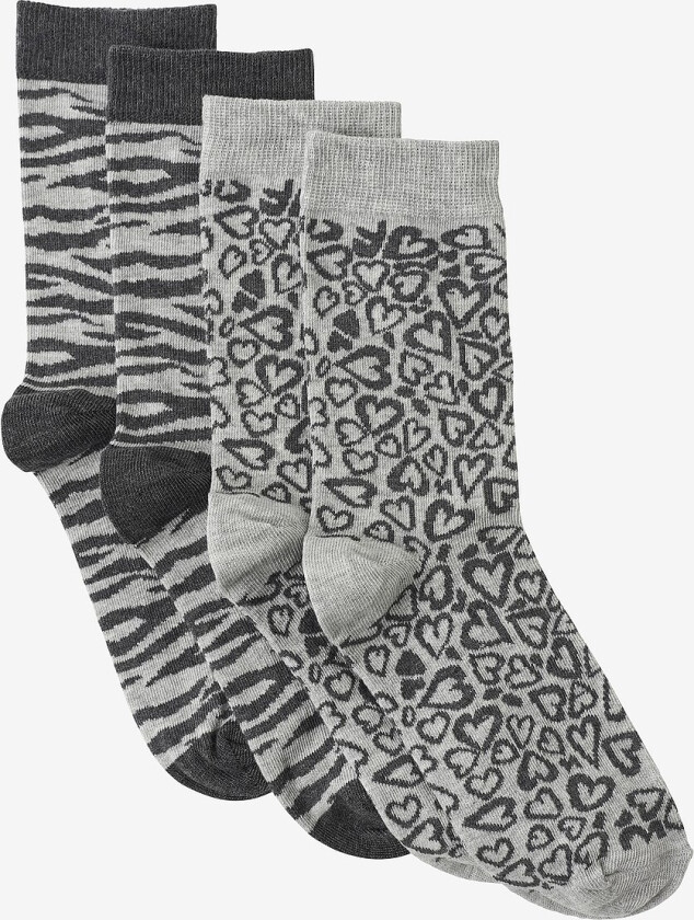 Sokker 4-pakning - Grå