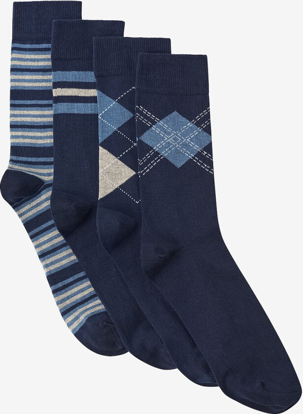 Sokker 4-pakning - Blå