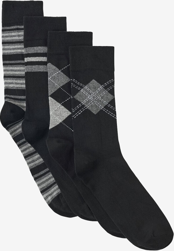 Sokker 4-pakning - Svart