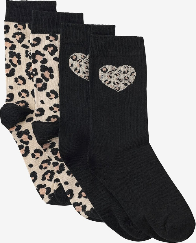 Sokker 4-pakning - Svart