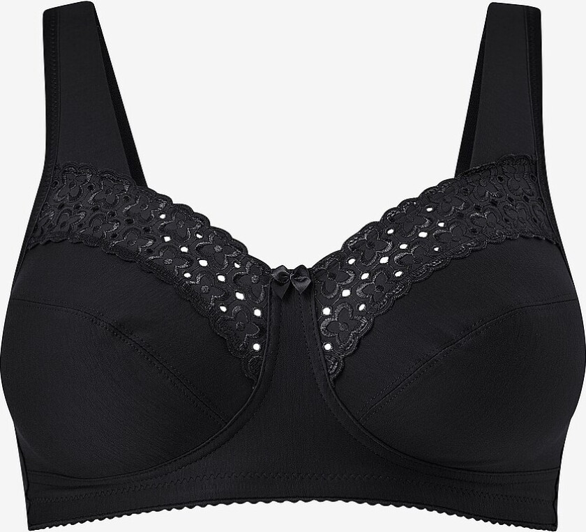Myk bh Broderie Anglaise - Svart