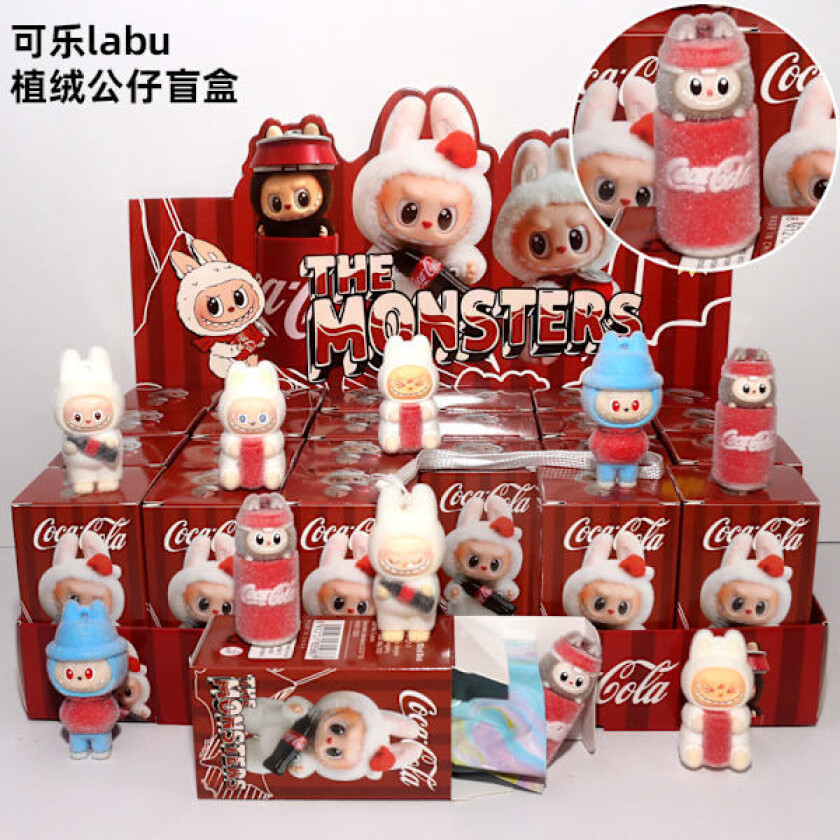 Monster Adventskalender, Hollow Joy-anheng, dekorasjoner, barnegaver (24-delt overraskelsesblindboks med trendy leker)