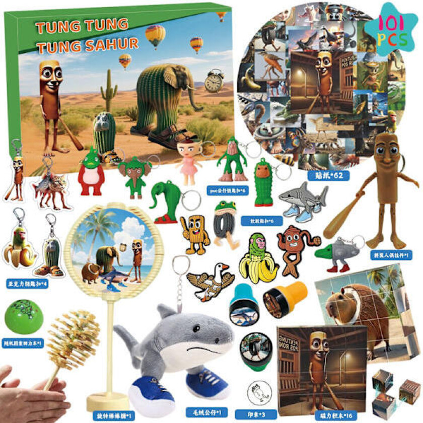 Brainrot Adventskalender | 24 Dagers Overraskelser | Årets Kuleste Kalender | Total Brainrot-modus