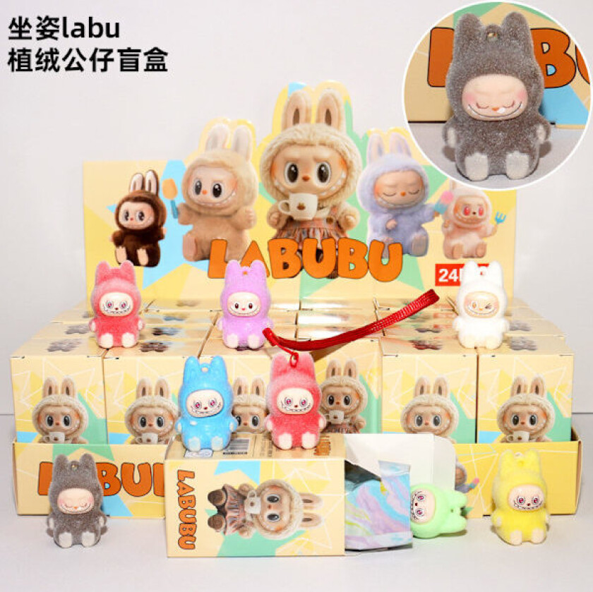 Monster Adventskalender, Hollow Joy-anheng, dekorasjoner, barnegaver (24-delt overraskelsesblindboks med trendy leker)