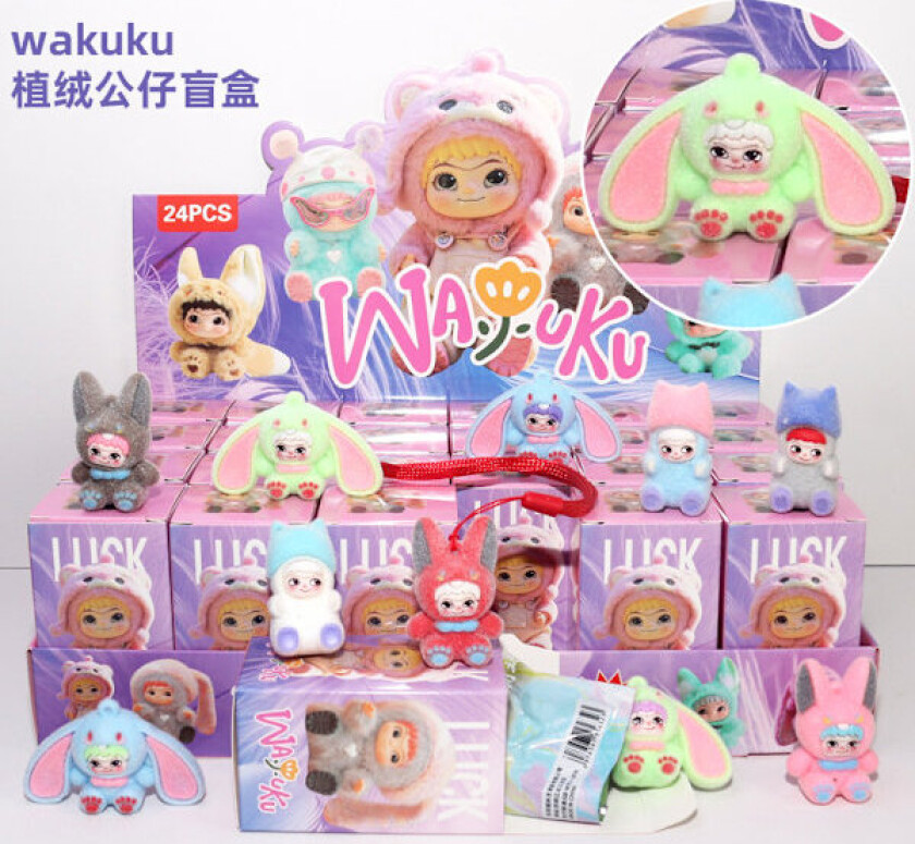 Monster Adventskalender, Hollow Joy-anheng, dekorasjoner, barnegaver (24-delt overraskelsesblindboks med trendy leker)