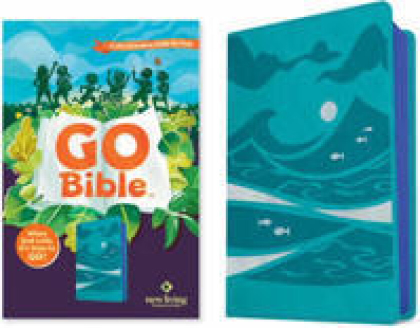 NLT Go Bible for Kids (Leatherlike, Teal Ocean)