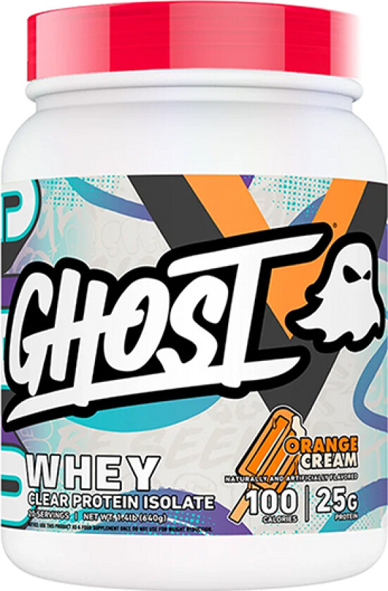Ghost Clear Whey Isolate 640 g Orange Cream