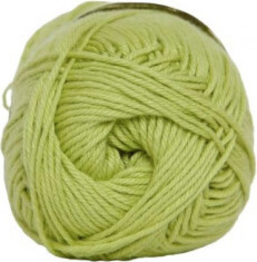 Cotton nr. 8 Garn 7100 Limegrønn