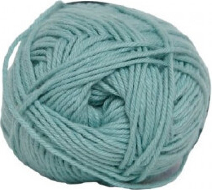 Cotton nr. 8 Garn 706 Støvet Grønn