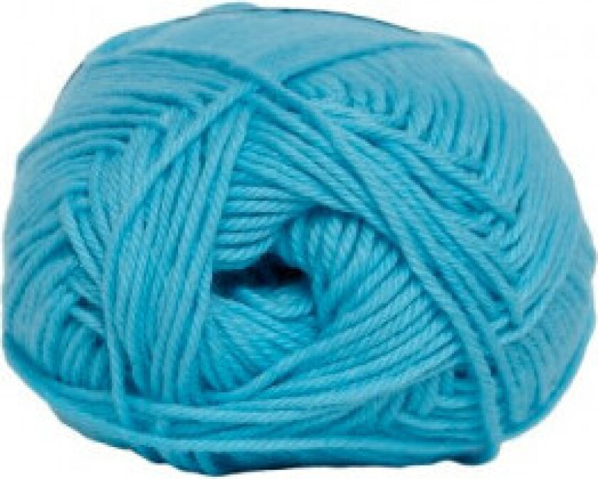 Cotton No. 8 Garn 709 Lys Blå