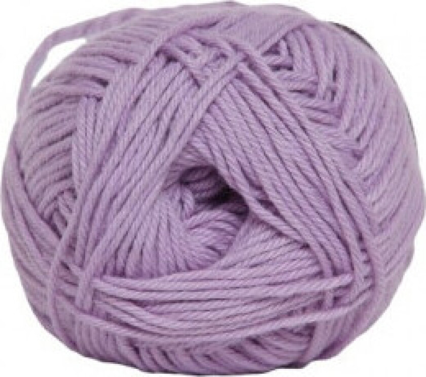 Cotton No. 8 Garn 5390 Lys Lilla