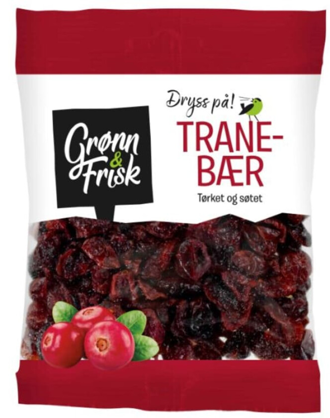 Tranebær 110g Tørket