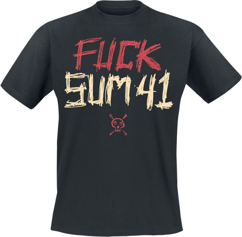 T-skjorte - Fuck - Tour Shirt 2024 - S til XXL - Herrer - svart