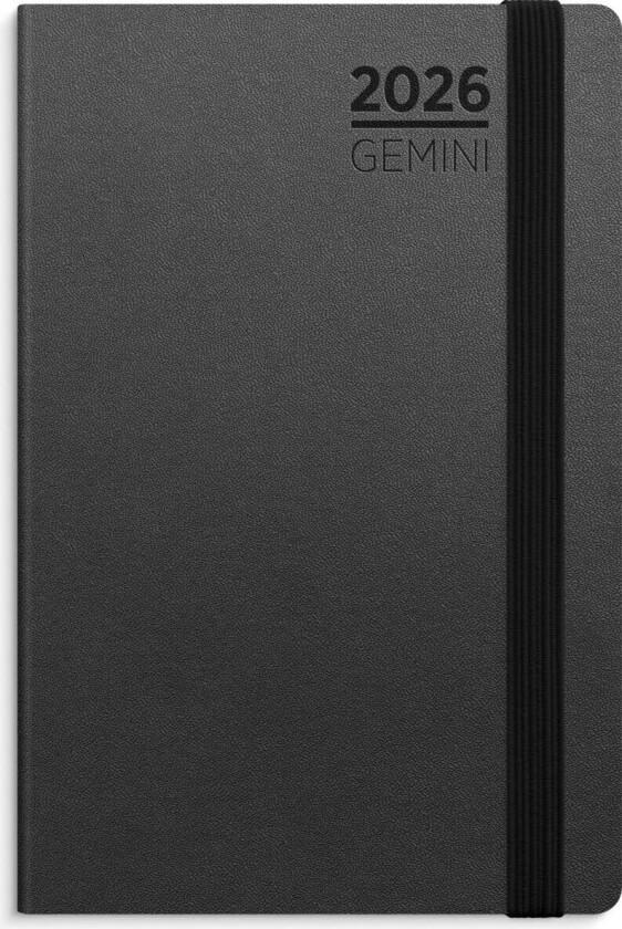 Lommekal Grieg Gemini 2026 Lite sort