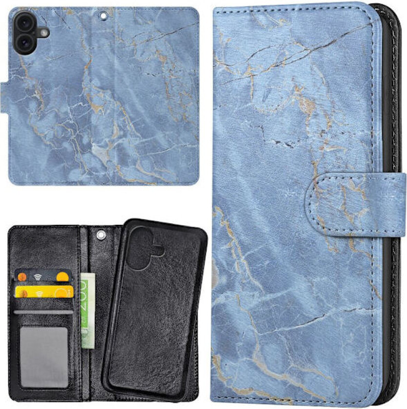 iPhone 17 - Lommebok Deksel Marmor