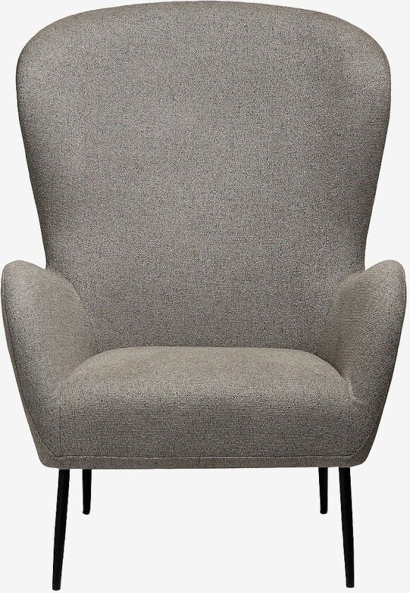 Glam lenestol, høy rygg, Brun