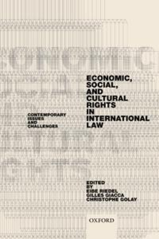 Economic, Social, and Cultural Rights in International Law