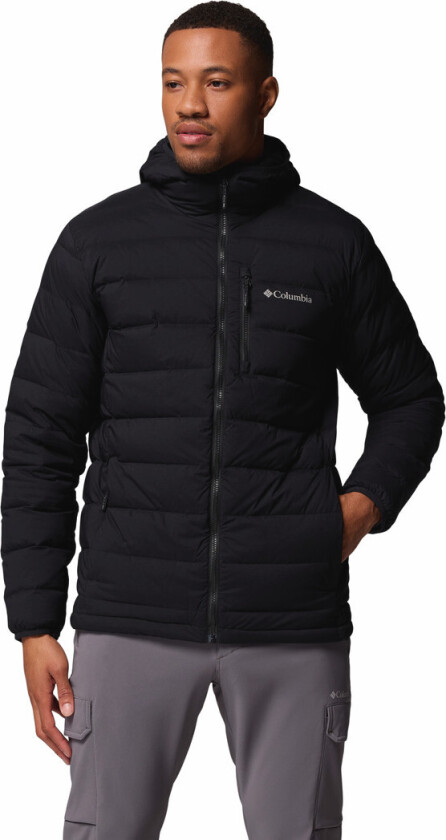 Men's Drift Peak Stretch Down Hooded Jacket Black