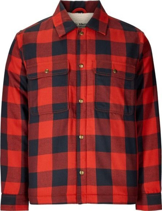 Men's Ridgefield Sherpa Flannel Shirt Jacket Sumac