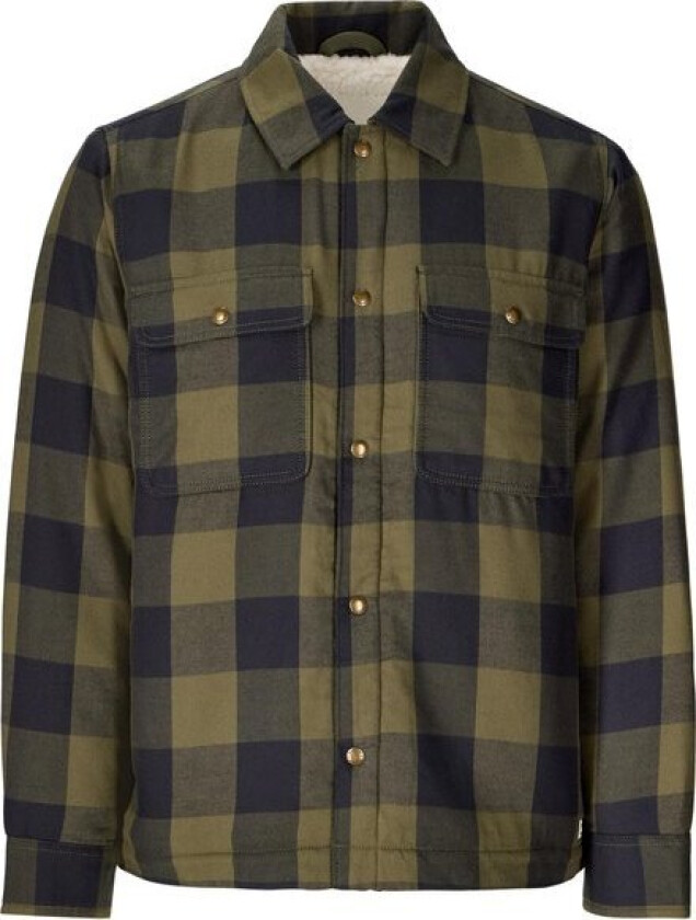 Men's Ridgefield Sherpa Flannel Shirt Jacket Nori/black